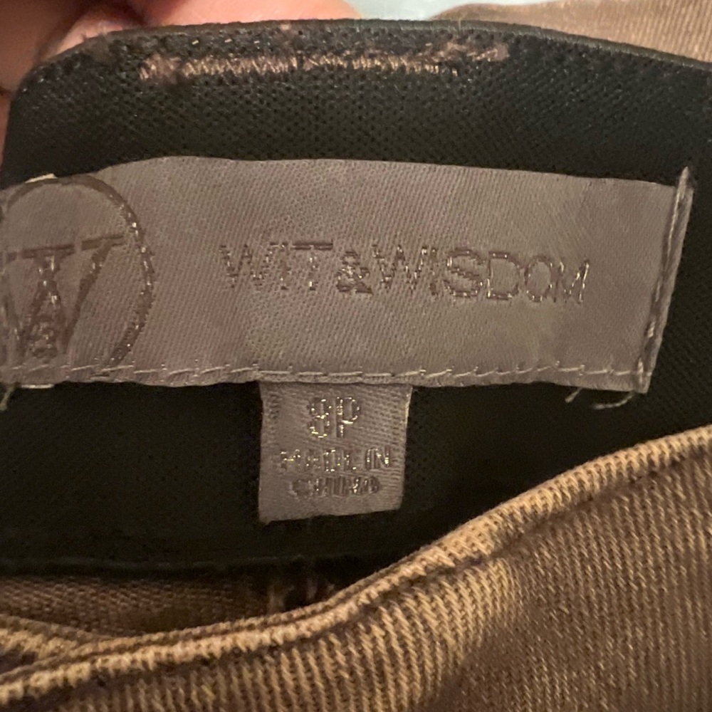 Wit & Wisdom Washed Mocha Wide Jeans - Picture 9 of 12